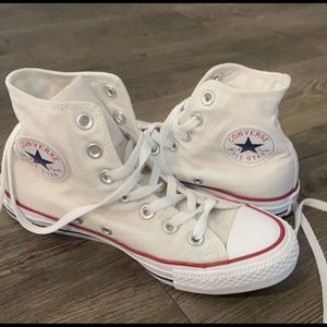 White High Top Converse